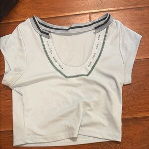 Urban Outfitters Light Blue Crop Top